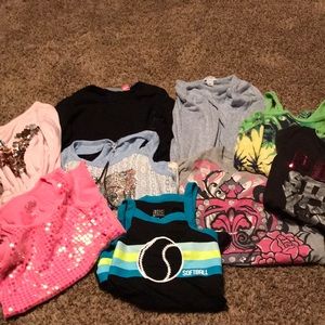 Lot of size 8 shirts